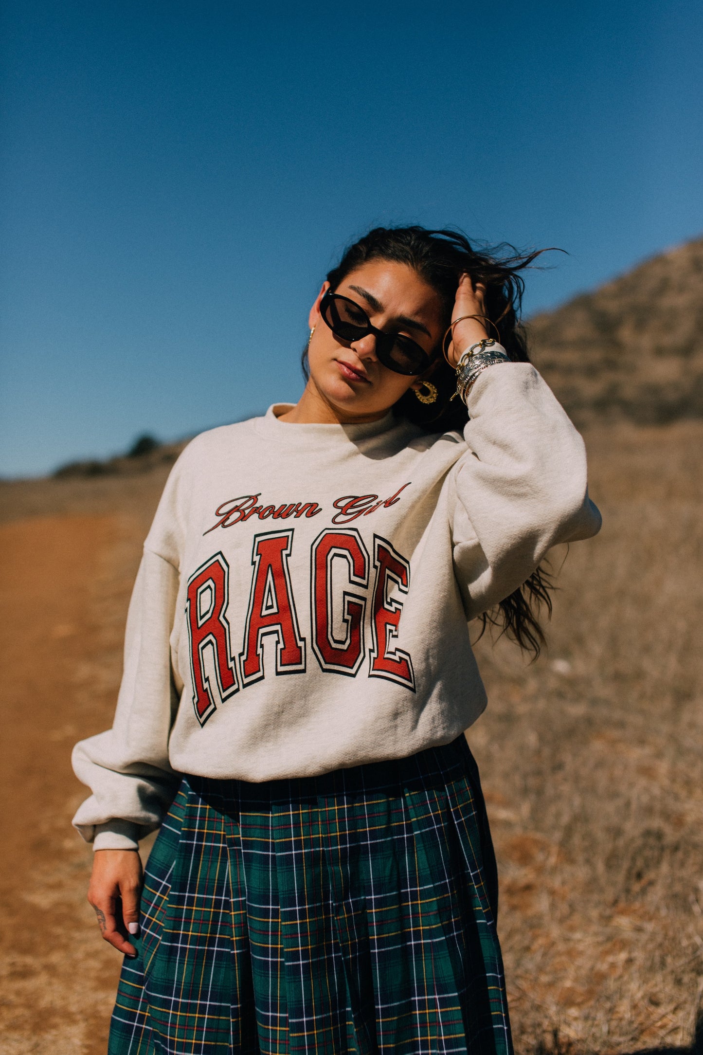 Brown Girl Rage Crewneck