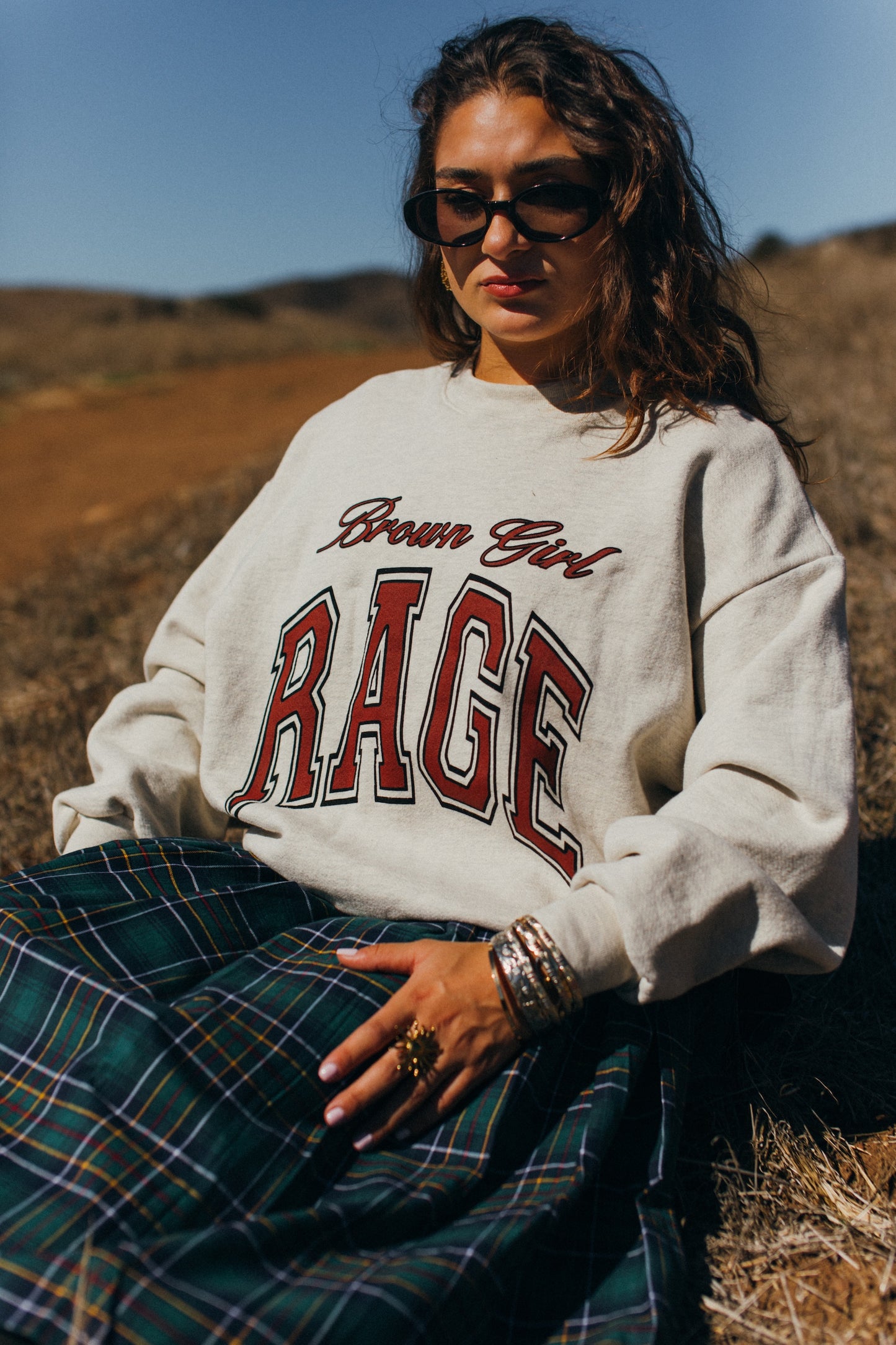 Brown Girl Rage Crewneck